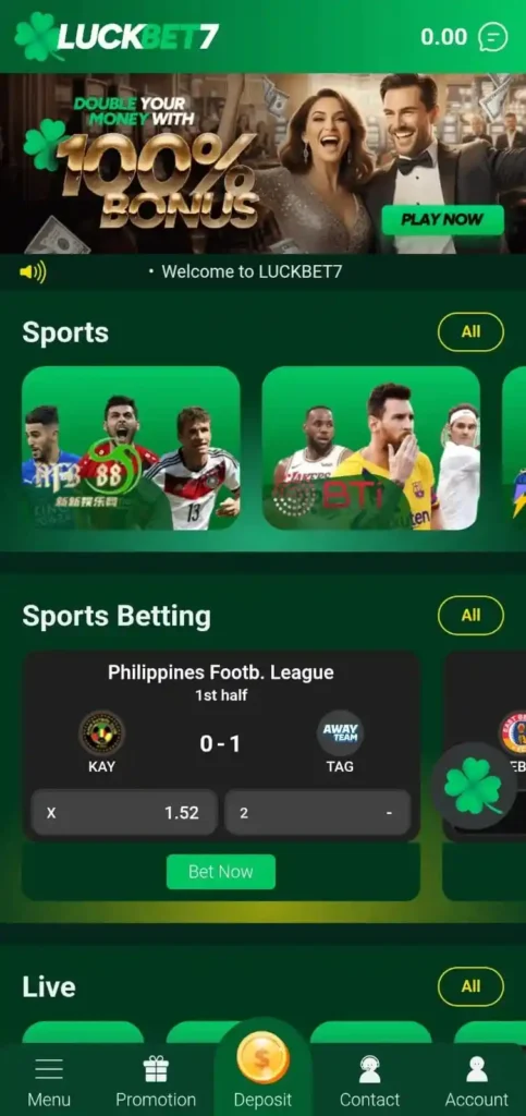 LuckBet7 Game Login